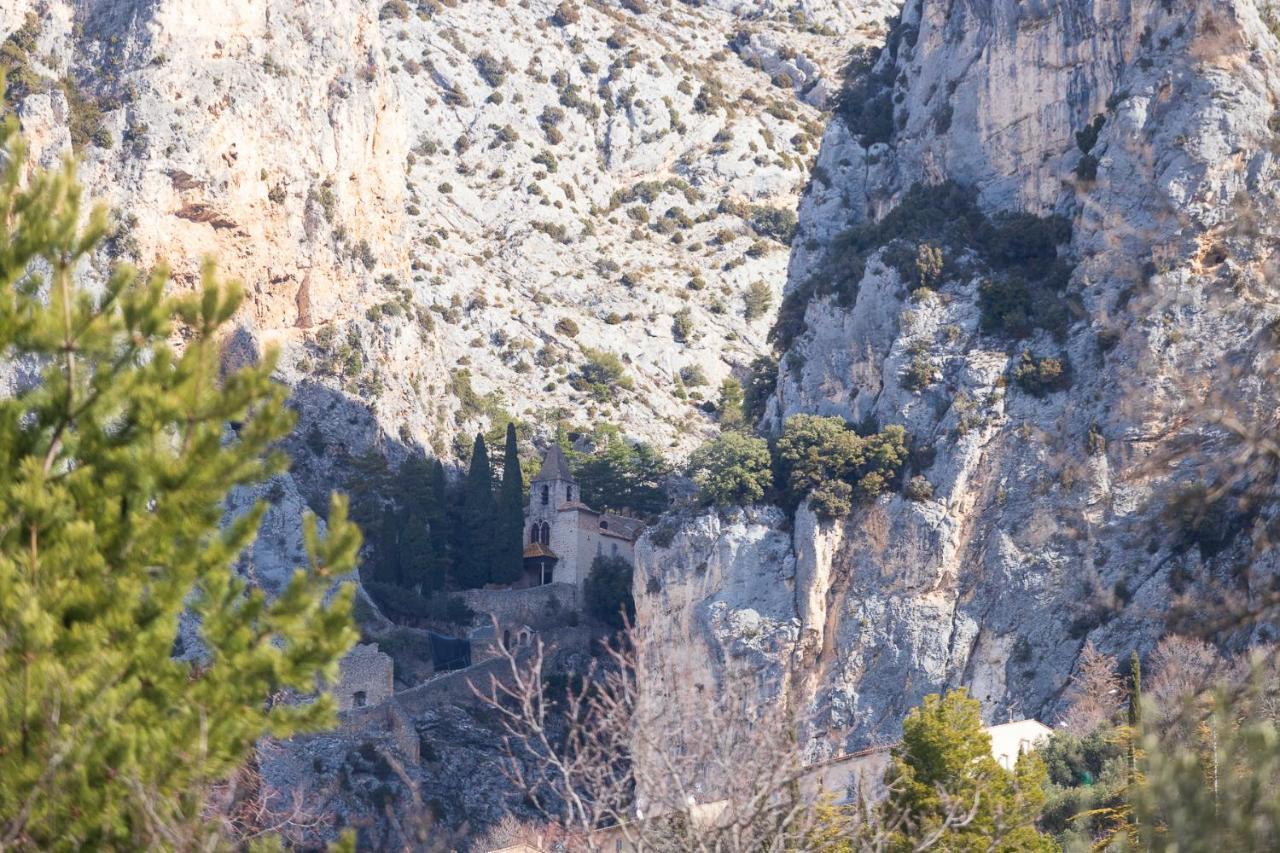 "Les Lauriers" Chambre Independante Avec Terrasse Privee Moustiers-Sainte-Marie Zewnętrze zdjęcie